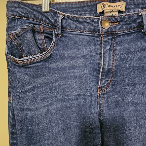 Democracy Liberty Bell Flare Jeans Stretch Mid-Rise Women's Size 14 - Picture 6 of 8